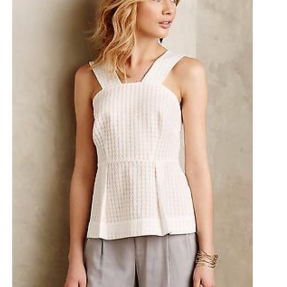 Anthropologie Maeve Textured tank NWT